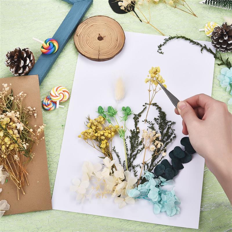 Candle Making Kit For Kids - Dried Flowers UV Resin Flowers Stickers