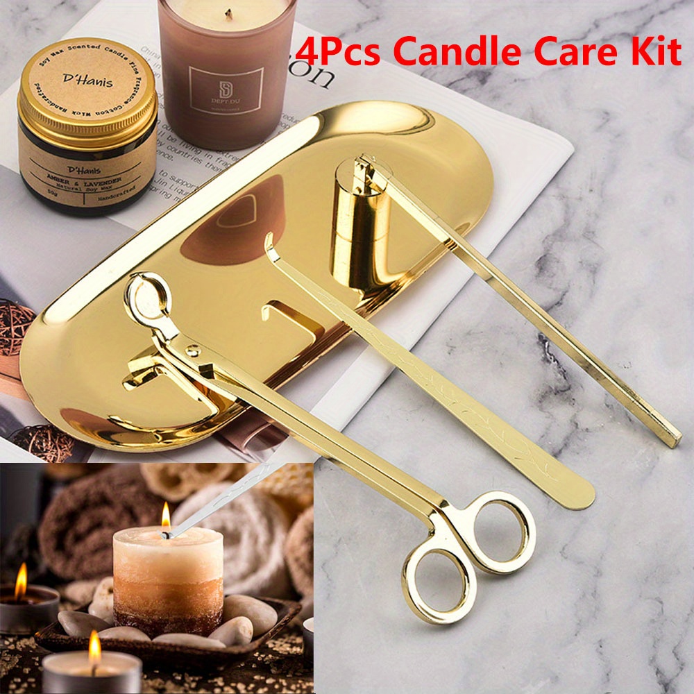Candle Making Products - 4pcs/set Luxury Candle Care Kit Stainless