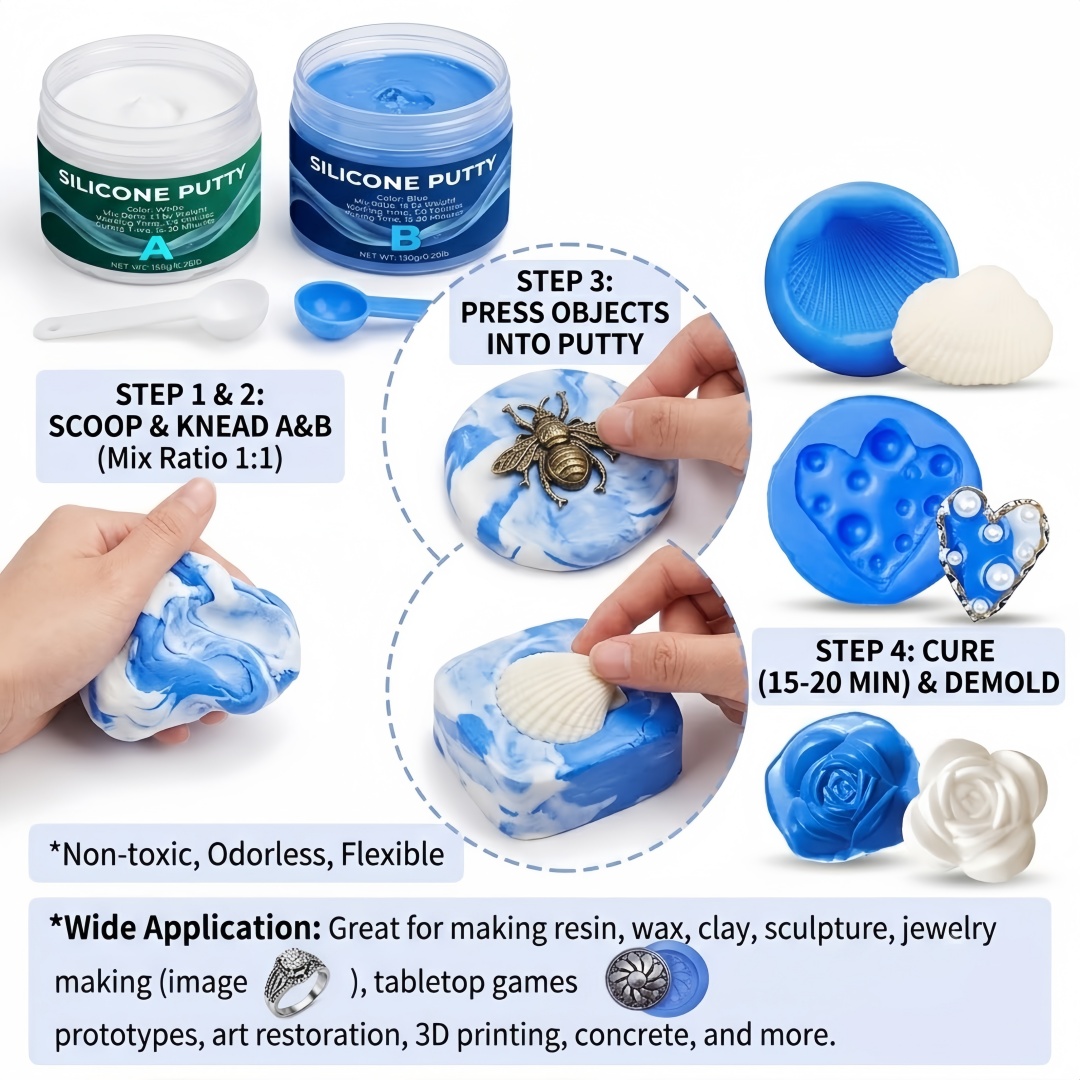Silicone Putty Mold Making Sup - Candle Making Products ulasan dan harga