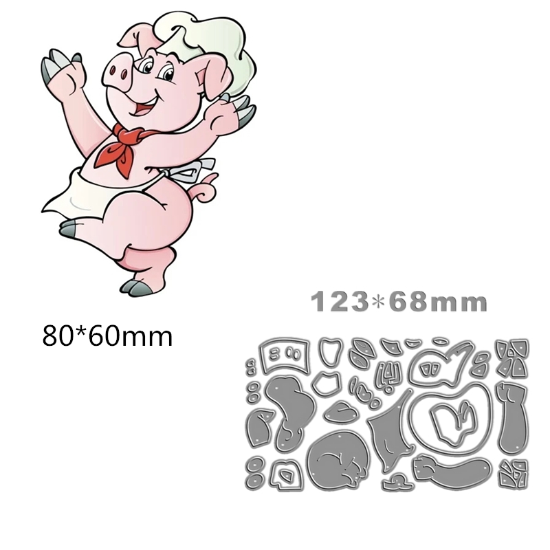 New Cartoon Pig Cook Chef Meta - Candle Making For Kids ulasan dan harga
