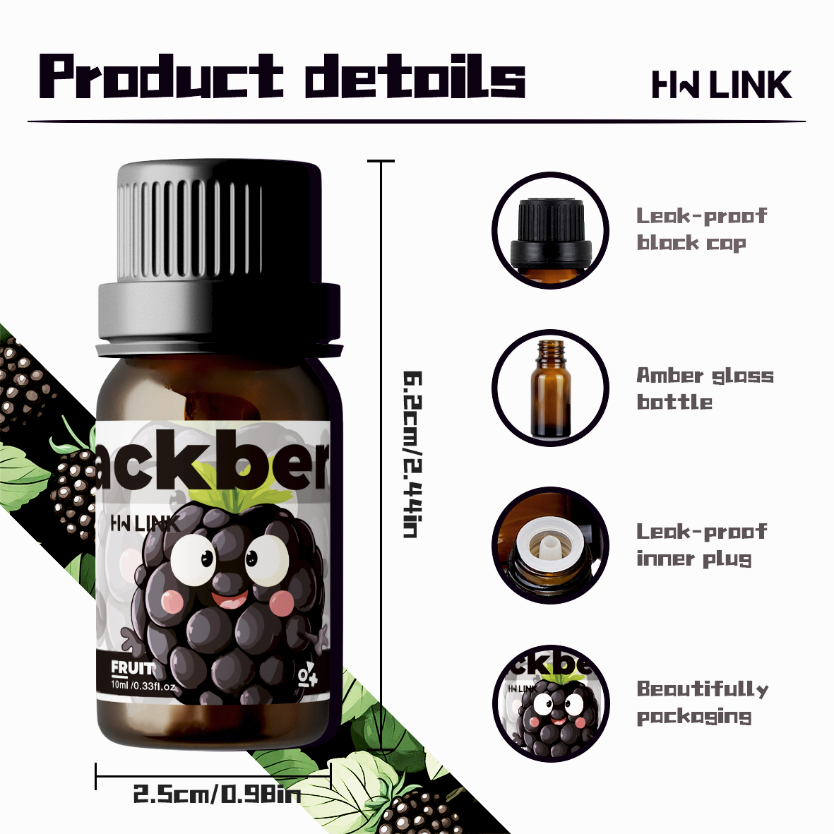 Blackberry Essential Oil  10ml - Candle Making Essentials ulasan dan harga