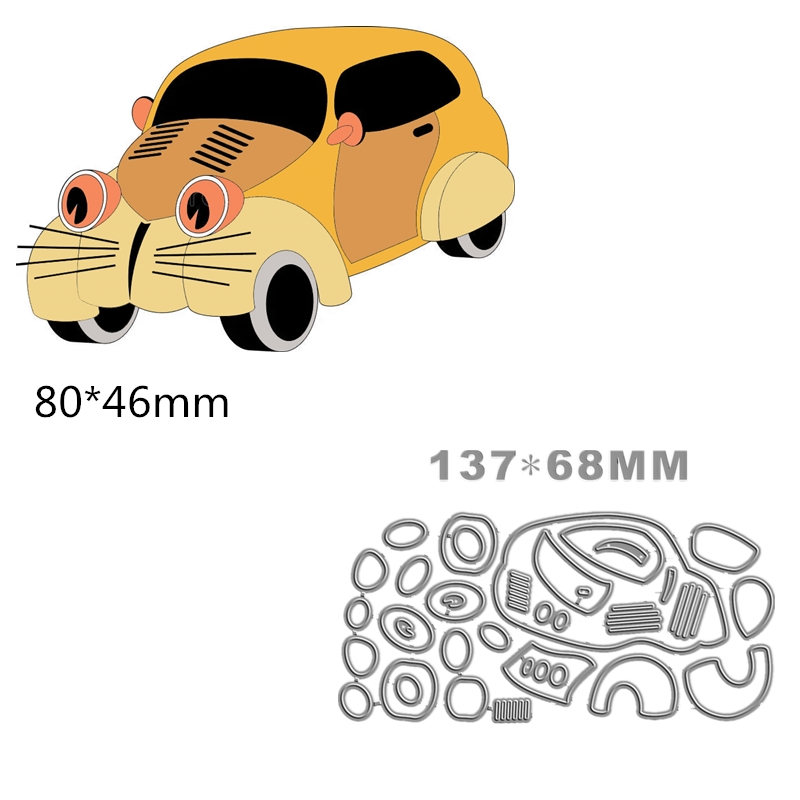 New Cartoon Cat Car Metal Cutt - Candle Making For Kids ulasan dan harga