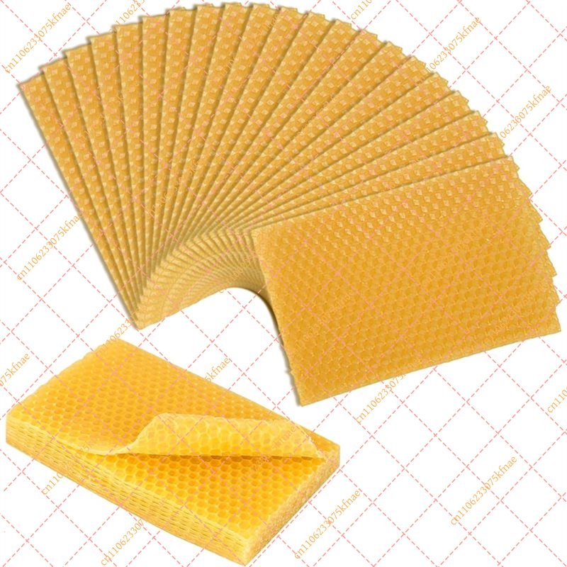 100PCS Beeswax Sheets for Cand - Candle Making Kit For Kids ulasan dan harga