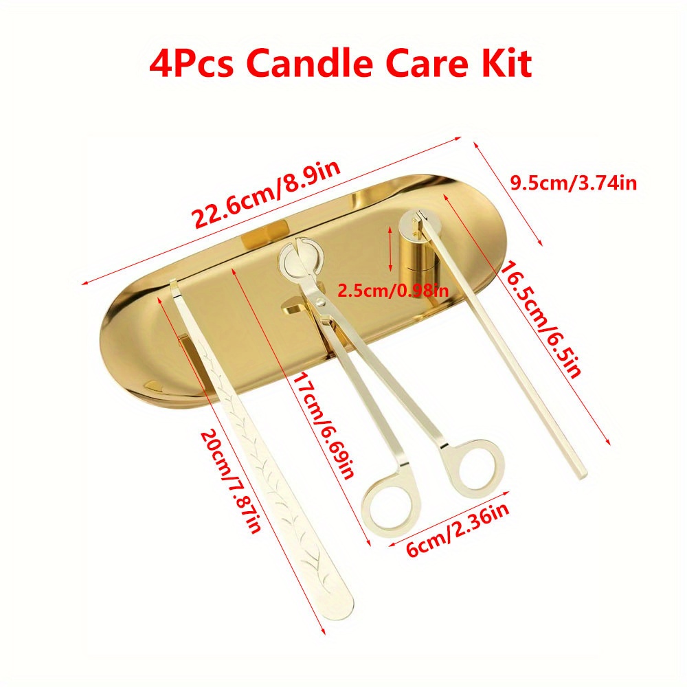 4pcs/set Luxury Candle Care Ki - Candle Making Products ulasan dan harga