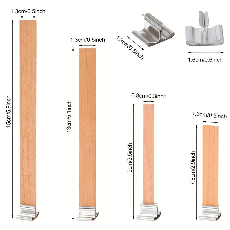 30pcs High Quality Wooden Cand - Candle Making Kit Beeswax ulasan dan harga