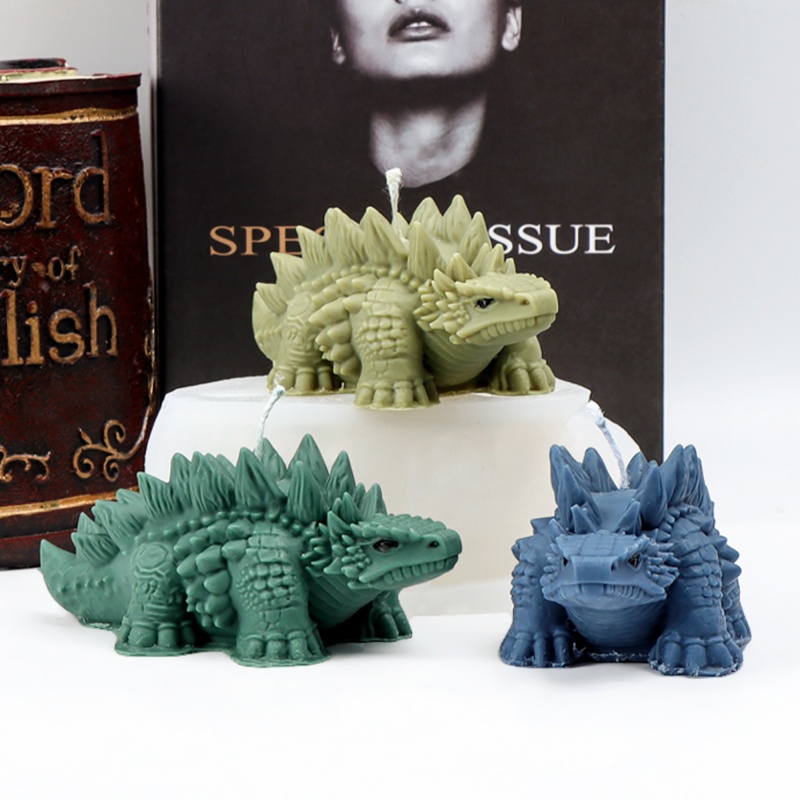 3D Spiked Dinosaur Silicone Ca - Candle Making For Kids ulasan dan harga