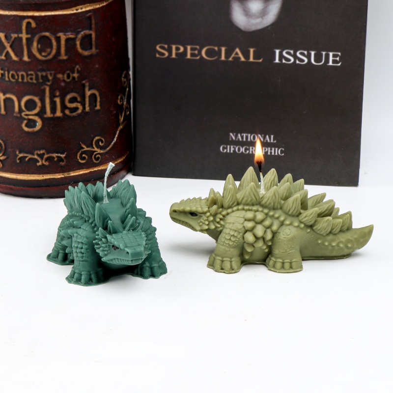 3D Spiked Dinosaur Silicone Ca - Candle Making For Kids ulasan dan harga