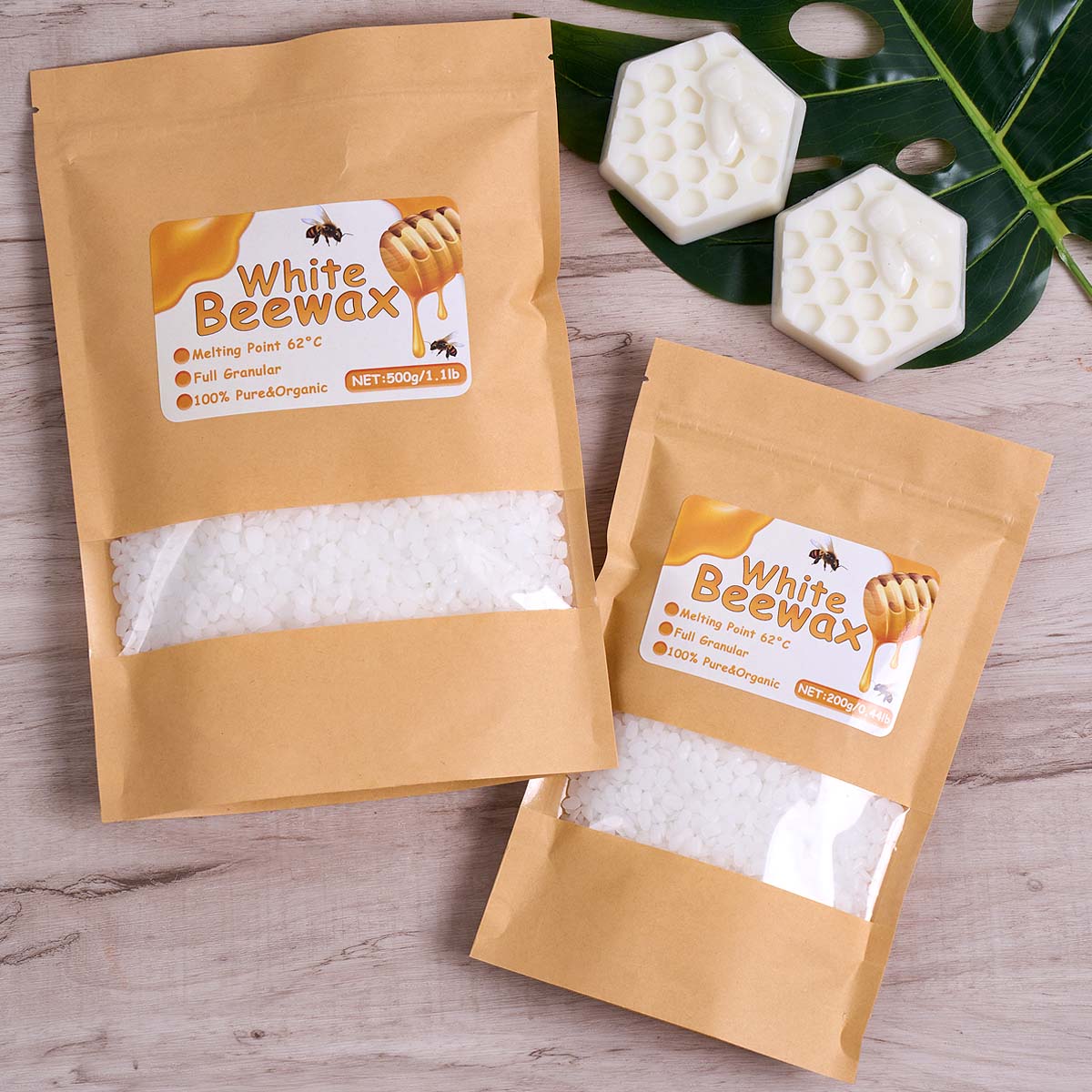 1000g White Beeswax DIY Candle - Candle Making Kit Beeswax ulasan dan harga