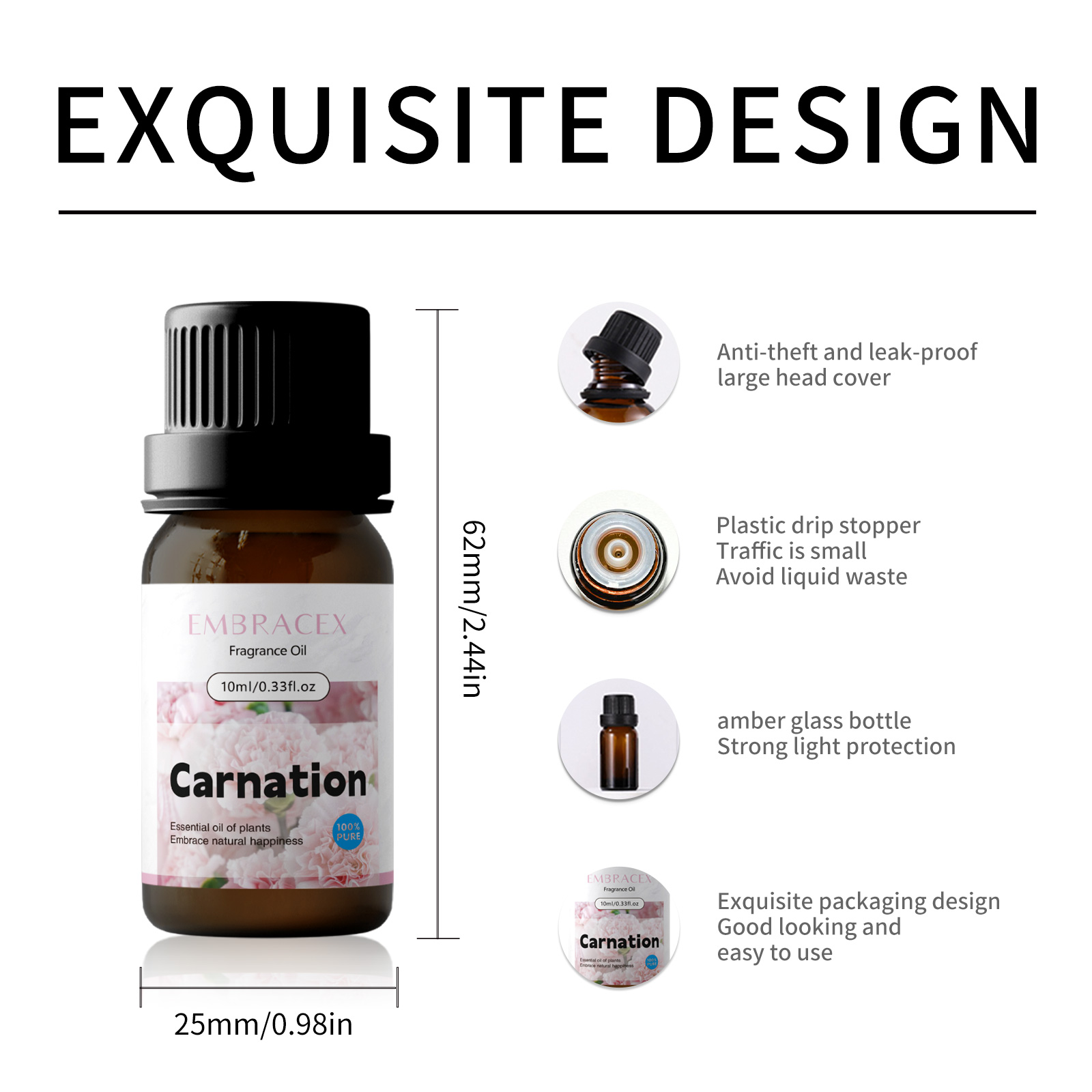 10ml Carnation Essential Oil F - Candle Making Essentials ulasan dan harga
