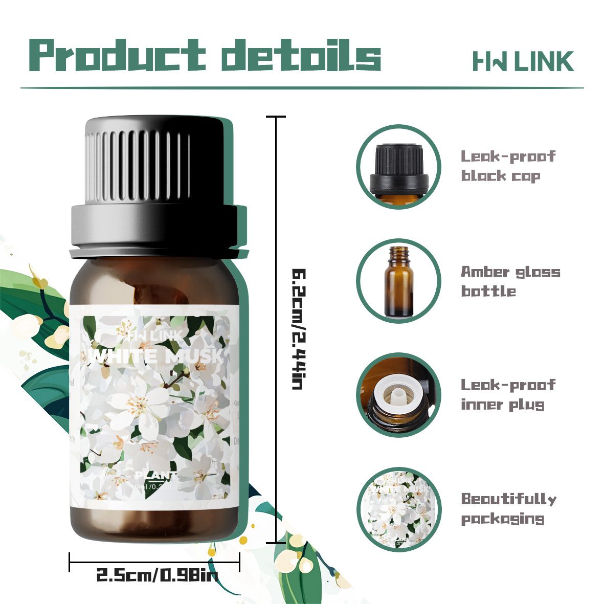White Musk Essential Oils 10ml - Candle Making Raw Material ulasan dan harga