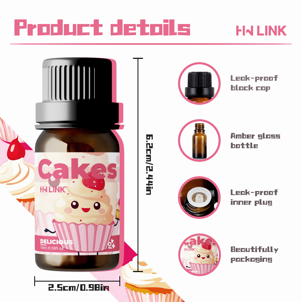 10ml Cakes Essential Oils Cand - Candle Making Essentials ulasan dan harga
