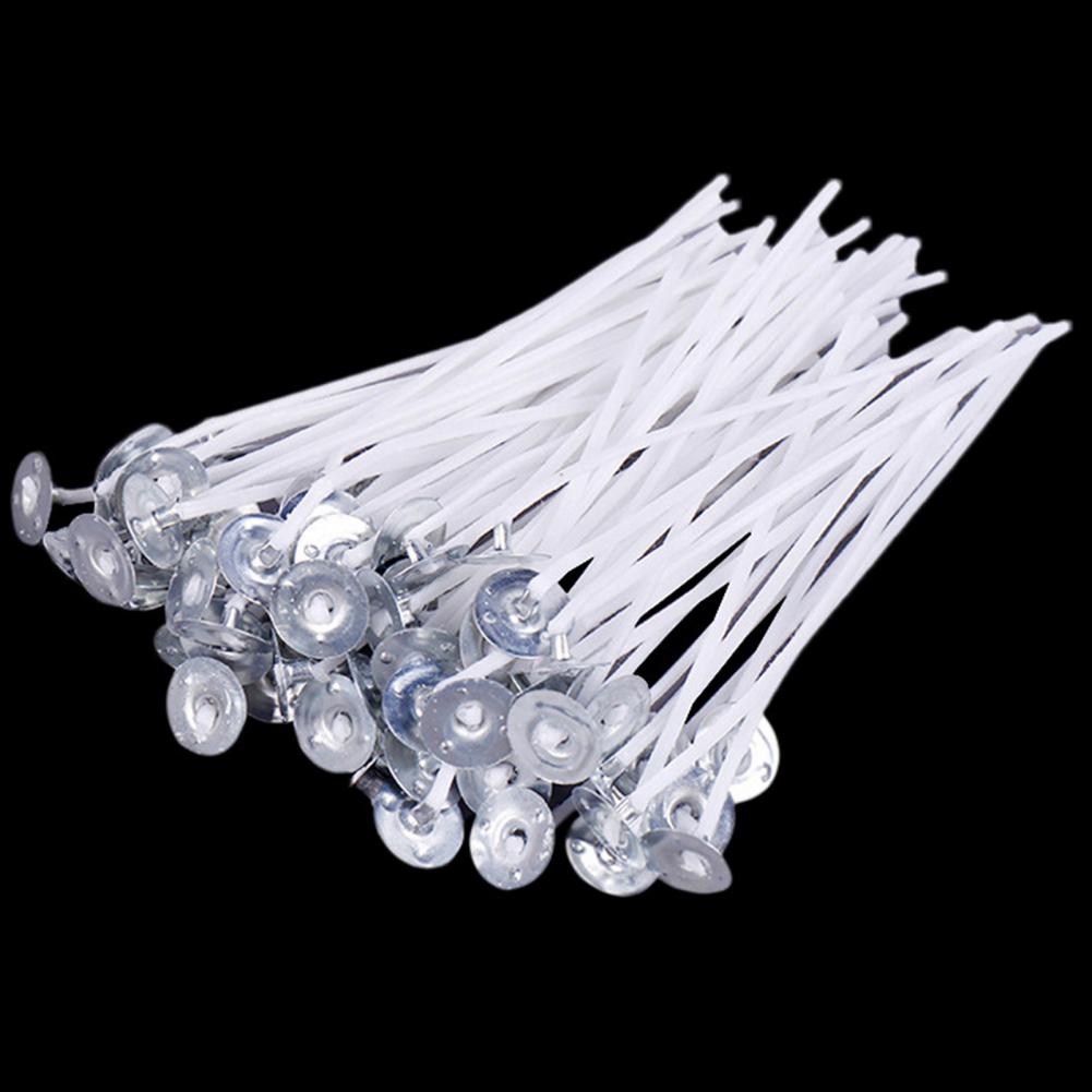 50Pcs 10/12/14/16cm Cotton Can - Candle Making Kit Beeswax ulasan dan harga