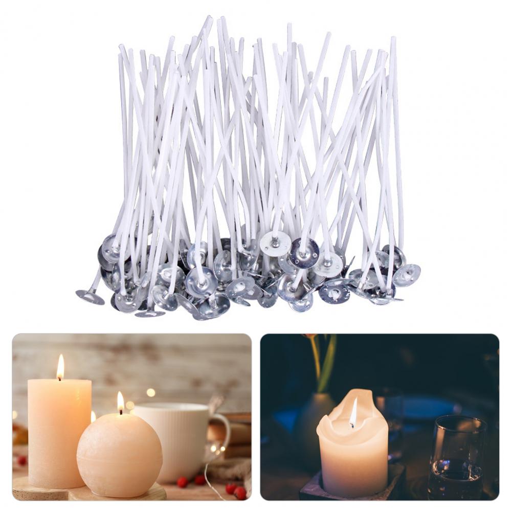 50Pcs 10/12/14/16cm Cotton Can - Candle Making Kit Beeswax ulasan dan harga