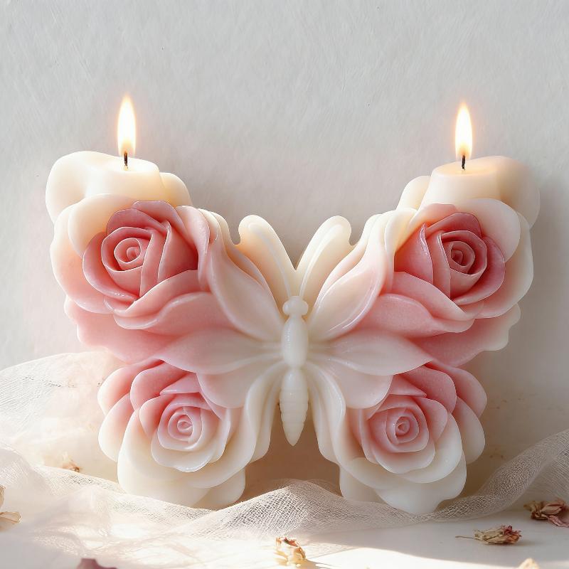DIY Rose Butterfly Form Silico - Candle Making Products ulasan dan harga