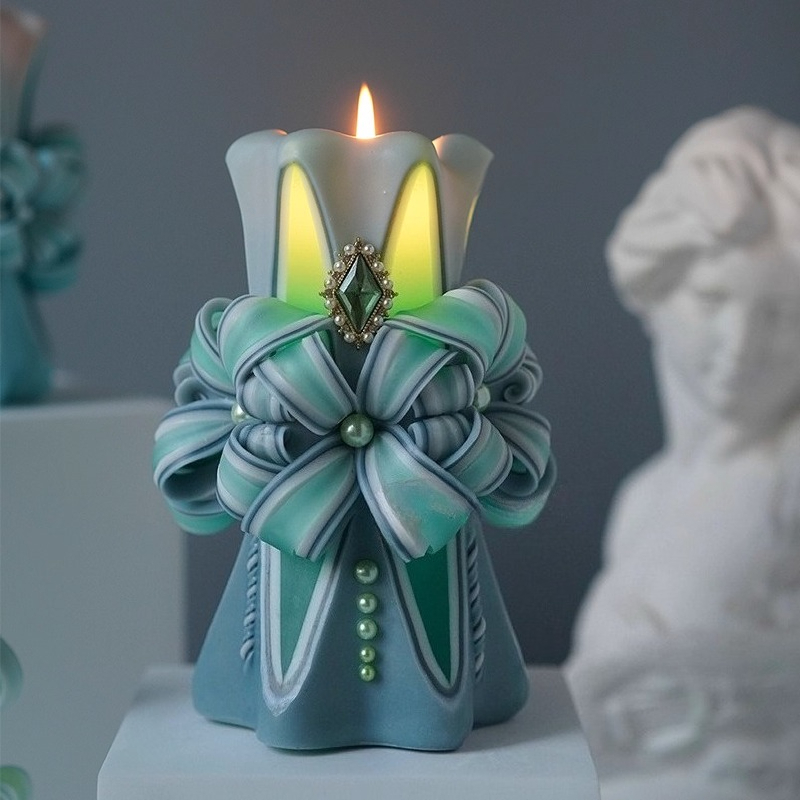 1KG Carved Scented Candle Raw  - Candle Making Raw Material ulasan dan harga