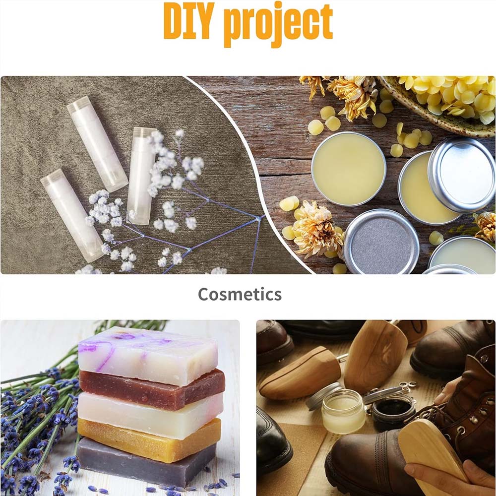 100g White Beeswax Pure Natura - Candle Making Kit Beeswax ulasan dan harga